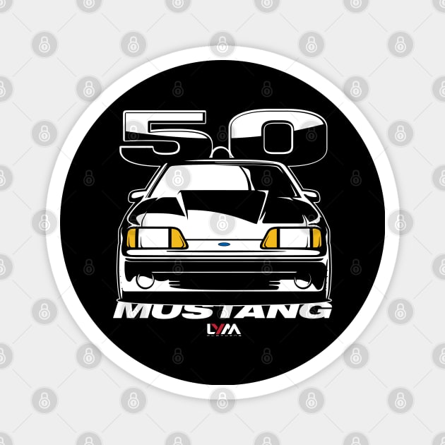 Foxbody 5.0 Ford Mustang GT Magnet by LYM Clothing
